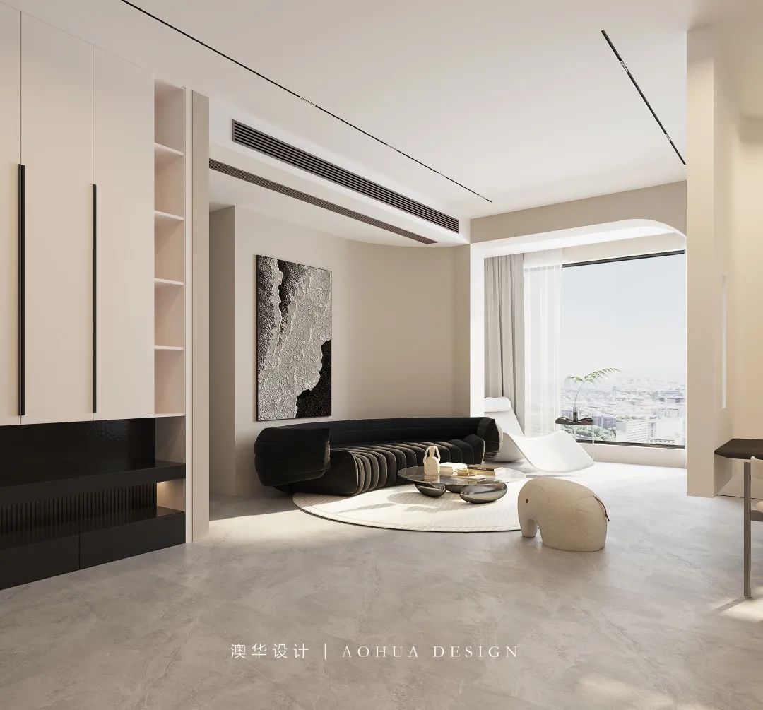 頂琇國(guó)際城·星耀,奶油極簡(jiǎn)風(fēng)