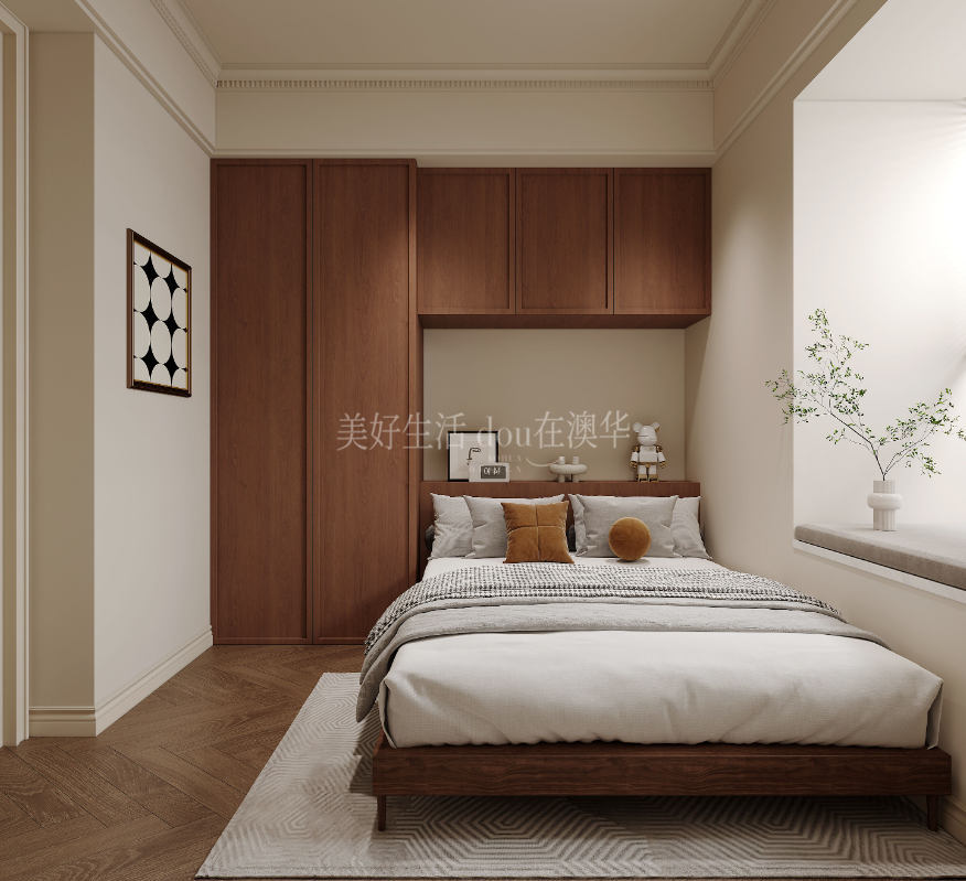 龍城匯萃園裝修,中古風(fēng)